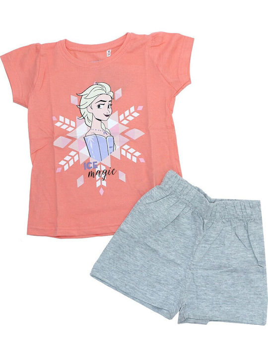 Disney Kids' Pajamas Summer Coral Frozen