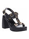 Saba Sandale Negre