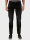 Pantaloni De Blugi Pentru Bărbați Slim Fit Negri