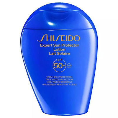 Shiseido Expert Sun Protector Waterproof Sunscreen Lotion Face and Body SPF50+ 150ml