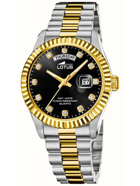Lotus Watches Мъжки часовник 41мм на батерия с ...