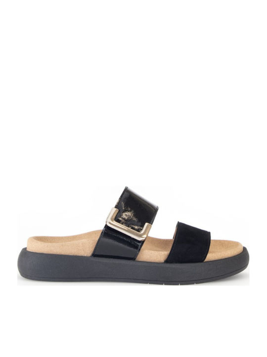 Gabor Sandale Casual Damă Anatomici De Piele Negre