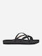 Olowahu Women's Flat Sandals Sporty Black