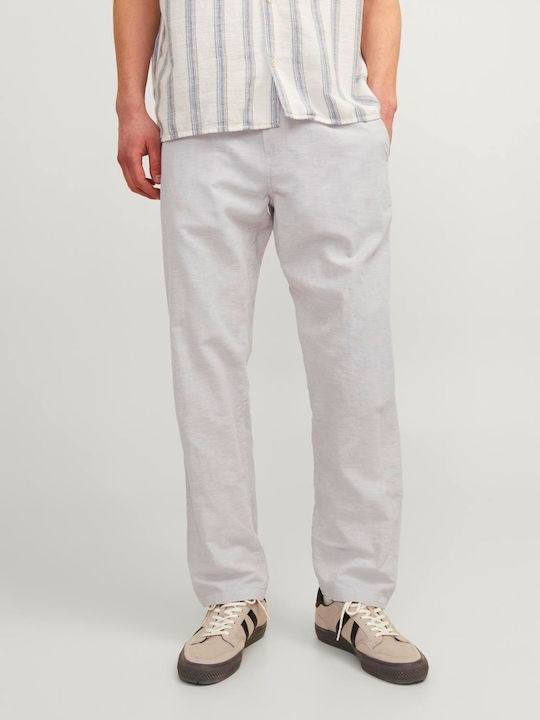 Jack & Jones Ανδρικό Παντελόνι Εκρου