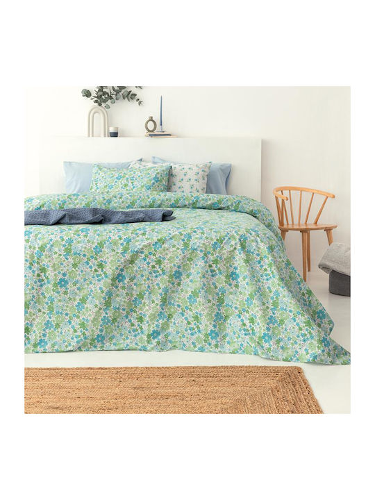Palamaiki Fashion Life Fl6232 Σετ Σεντόνια Μονά με Λάστιχο 110x200+30εκ. Πράσινο (3τμχ)