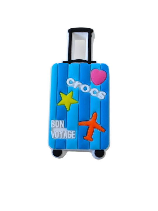 Accesoriu Decorativ pentru Pantofi Crocs Design Valiză de Călătorie