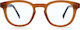 OJO Sunglasses Men's Acetate Orange Prescription Eyeglass Frame 28OSI30281