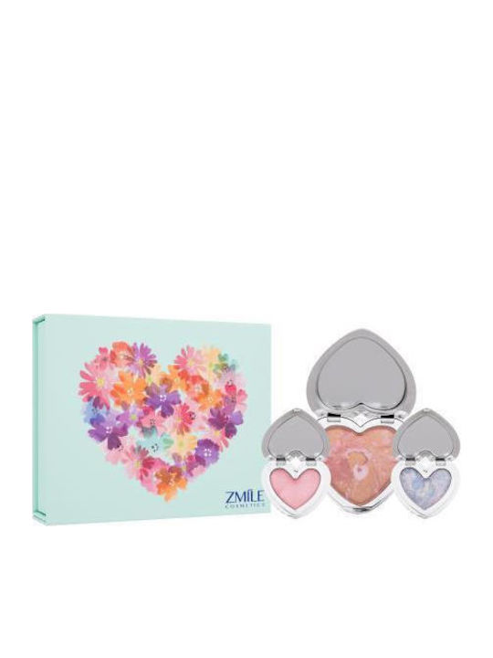 Zmile Cosmetics Sweethearts Pastel Love Σετ Μακιγιάζ για Πρόσωπο, Μάτια & Χείλη 3τμχ