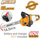 Ingco Αλυσοπρίονο Μπαταρίας Solo Brushless 40V 4.8kg με Λάμα 40cm