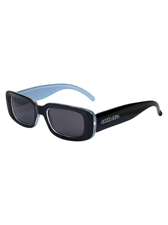 Santa Cruz Women's Sunglasses with Black Plastic Frame and Black Lens SCA-SUN-0244