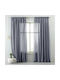 Saray Home Перде С Плик С Писалка Hena Сиво 140x280см