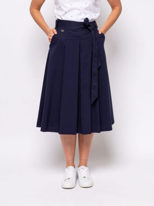 Heavy Tools High Waist Skirt in Blue color