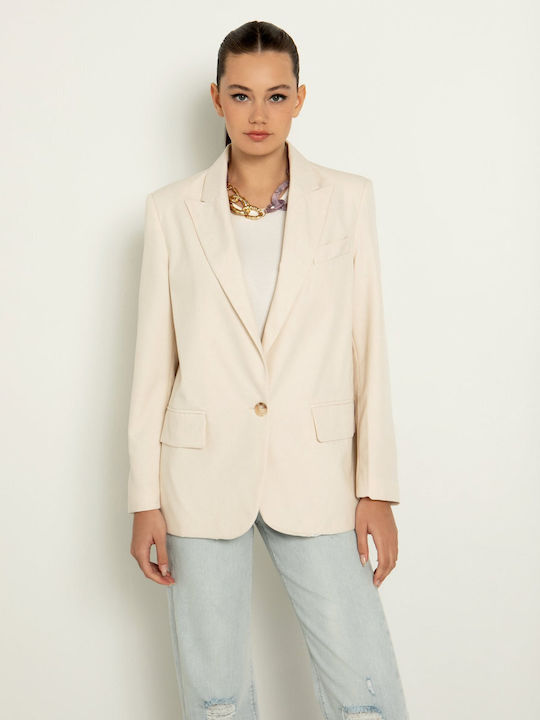 Toi&Moi Women's Blazer Cream