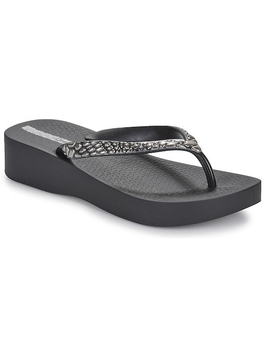 Ipanema Mesh Ix Plat Fem Women's Flip Flops Black