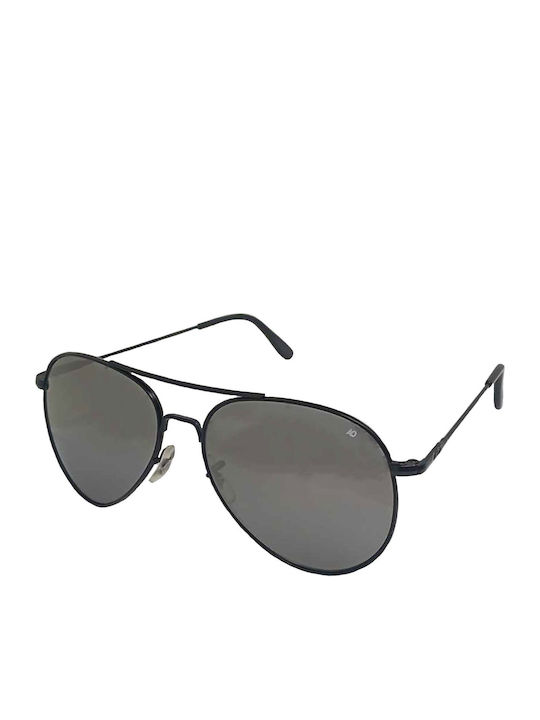American Optical Γυαλιά Ηλίου Μαύρα με Μεταλλικό Σκελετό American Optical Γυαλιά Ηλίου Μαύρα με Μεταλλικό Σκελετό