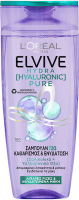 L'Oreal Paris Elvive Hydra Hyaluronic Șampoane de Hidratare pentru Uleios Păr 1x400ml