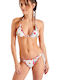 Dimka Palmrose Slip Bikini Inferioare Albe