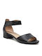 Din piele Sandale Negre