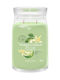 Yankee Candle Aromatic Candle Vanilla Lime in Jar with Vanilla Perfume 567g
