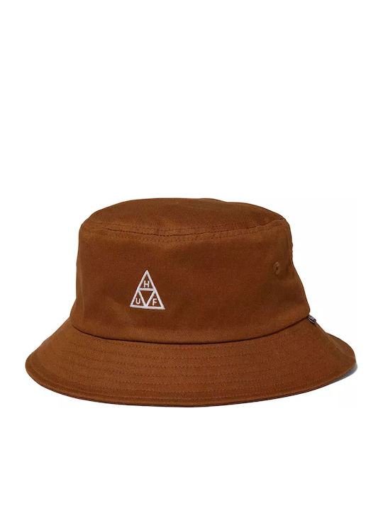 HUF Triple Triangle Herren-Hut Bucket-Stil Braun