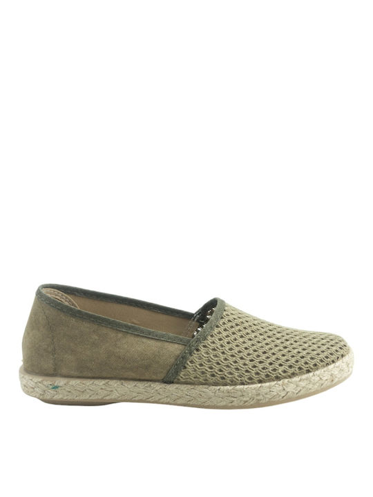 Dicas Damen Espadrilles in Beige Farbe