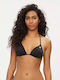 Guess Triangle Bikini Top Black