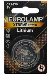 Eurolamp Μπαταρία Λιθίου CR2430 3V 1τμχ