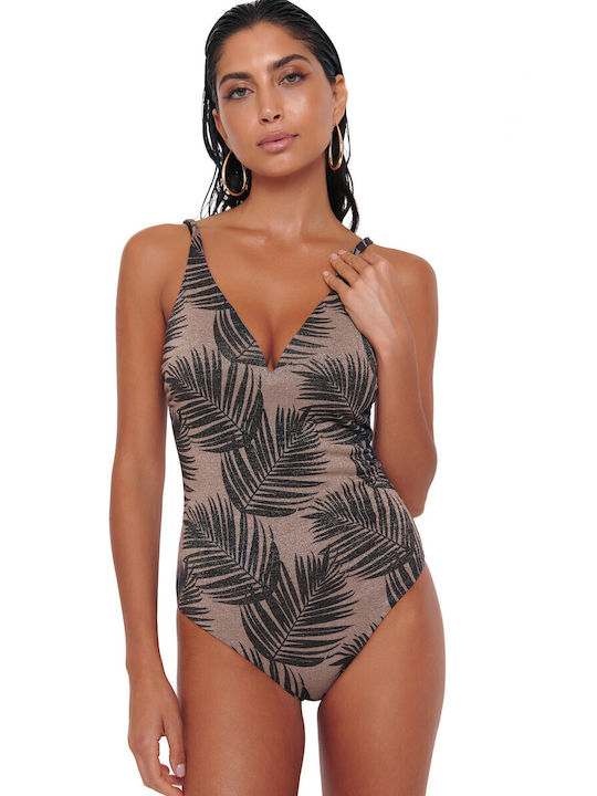 Bluepoint One-Piece Swimsuit Beige