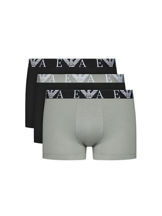 Armani Jeans Men's Boxer Black-Grey