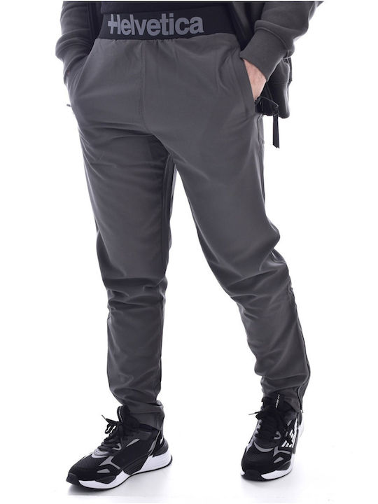 Helvetica Herren-Sweatpants Dark Grey