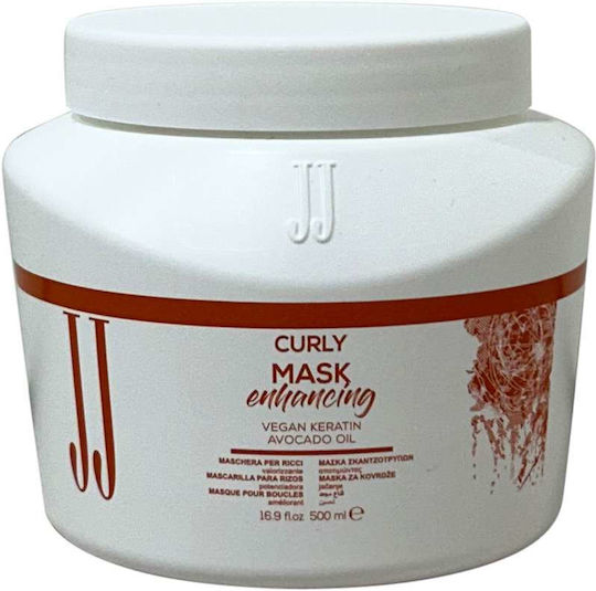 JJ’S Mască De Păr Pentru Definirea Buclelor Reparare Cu Keratină 500ml