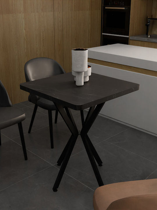 Prestone Square Table Dining Room Wooden with M...