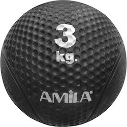 Amila Soft Touch Exercise Ball Medicine 4kg in Black Color
