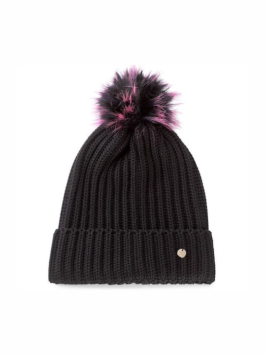 Armani Jeans Beanie Feminin Căciulă Tricotat în culoarea Negru