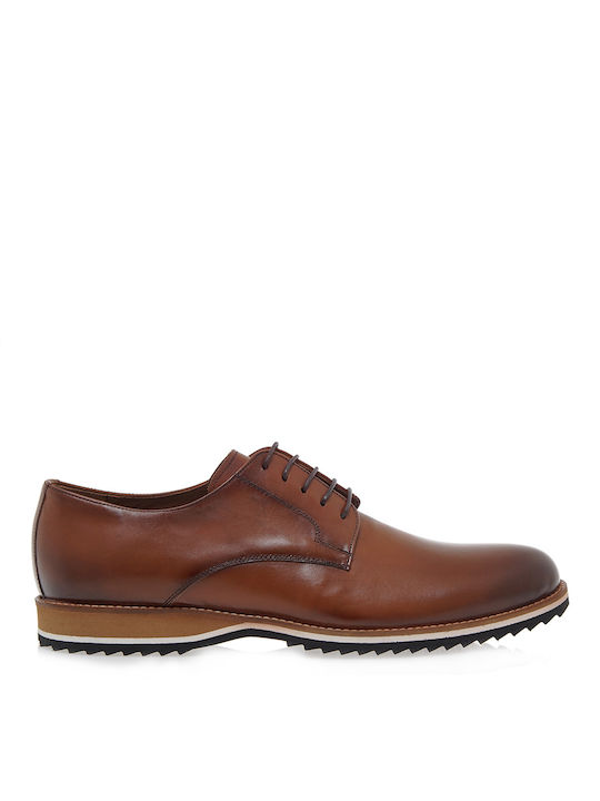 Giovanni Morelli Men's Leather Casual Shoes Tabac Brown