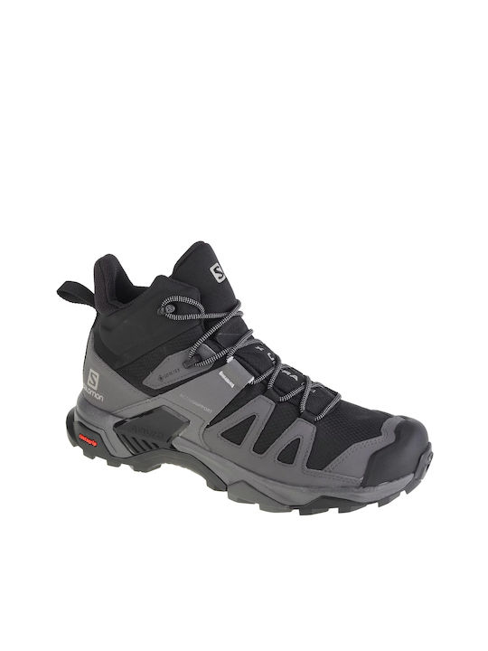 Salomon Men's Waterproof Hiking Boots Gore-Tex Black / Magnet / Pearl Blue