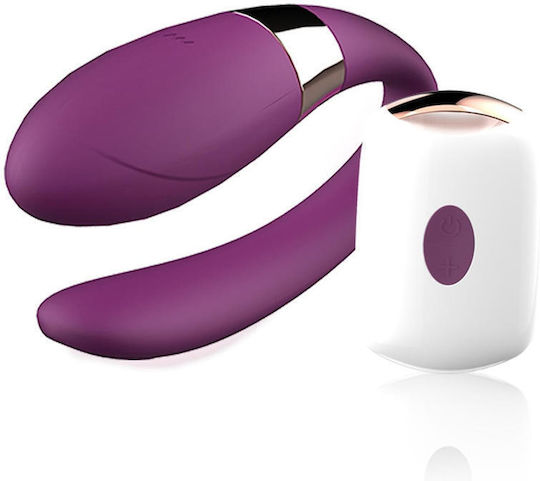 Boss Of Toys Vibrator for Couples with Remote Control Purple