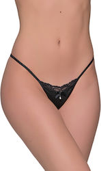 Milena by Paris Sexy String Μαύρο