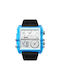 Skmei Analog/Digital Uhr Batterie mit Kautschukarmband Blue