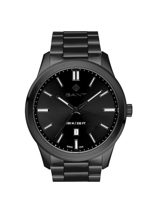 Gant Uhr Batterie mit Schwarz Metallarmband