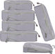Quasar Luggage Organizer Covers Органайзер за кола Сив 6бр