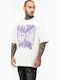 T-Shirt White/Purple