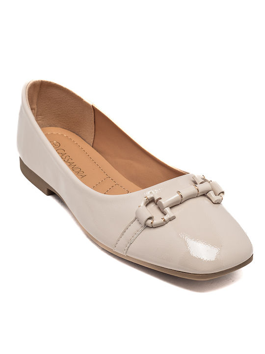 Cassandra Ballerinas Beige