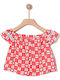Kids Top Short-sleeved Red
