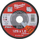 Milwaukee Λεπτού Cutting Disc Metal 1pcs