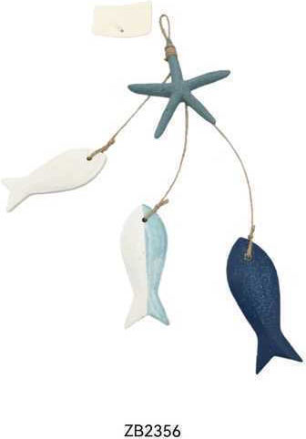 3D Hanging Wall Decor Souvenir Starfish Handmade from Wood Various Designs