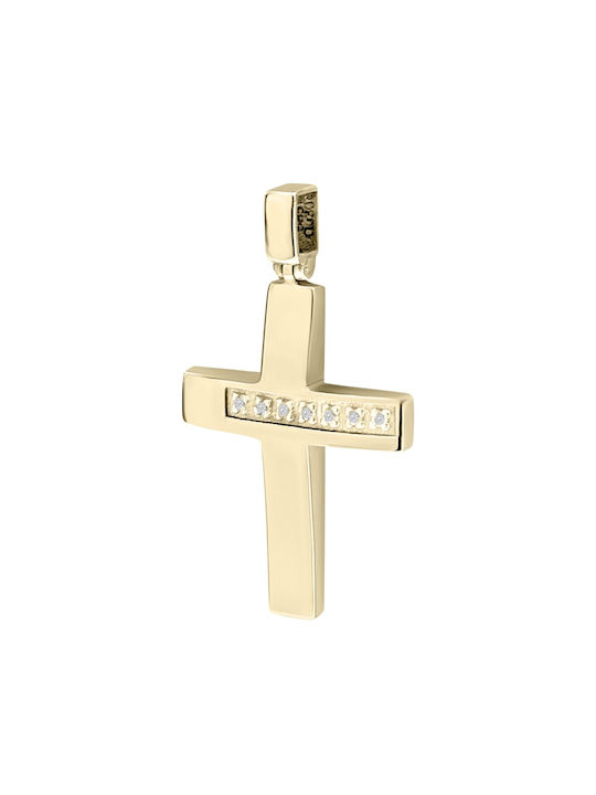 Triantos Aur Cruce 14K