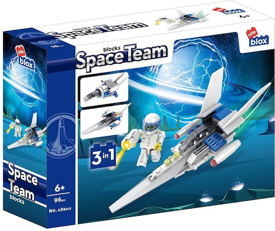 Alleblox Cuburi De Construit Space Team Pentru 6+ Ani 96 Bucăți