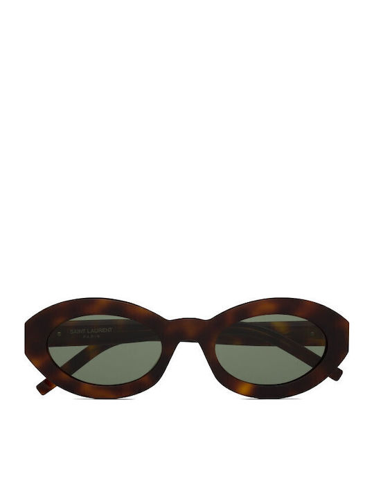 Ysl Women's Sunglasses with Brown Tartaruga Pla...