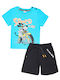 Sprint Kids Set with Shorts Summer 2pcs blue